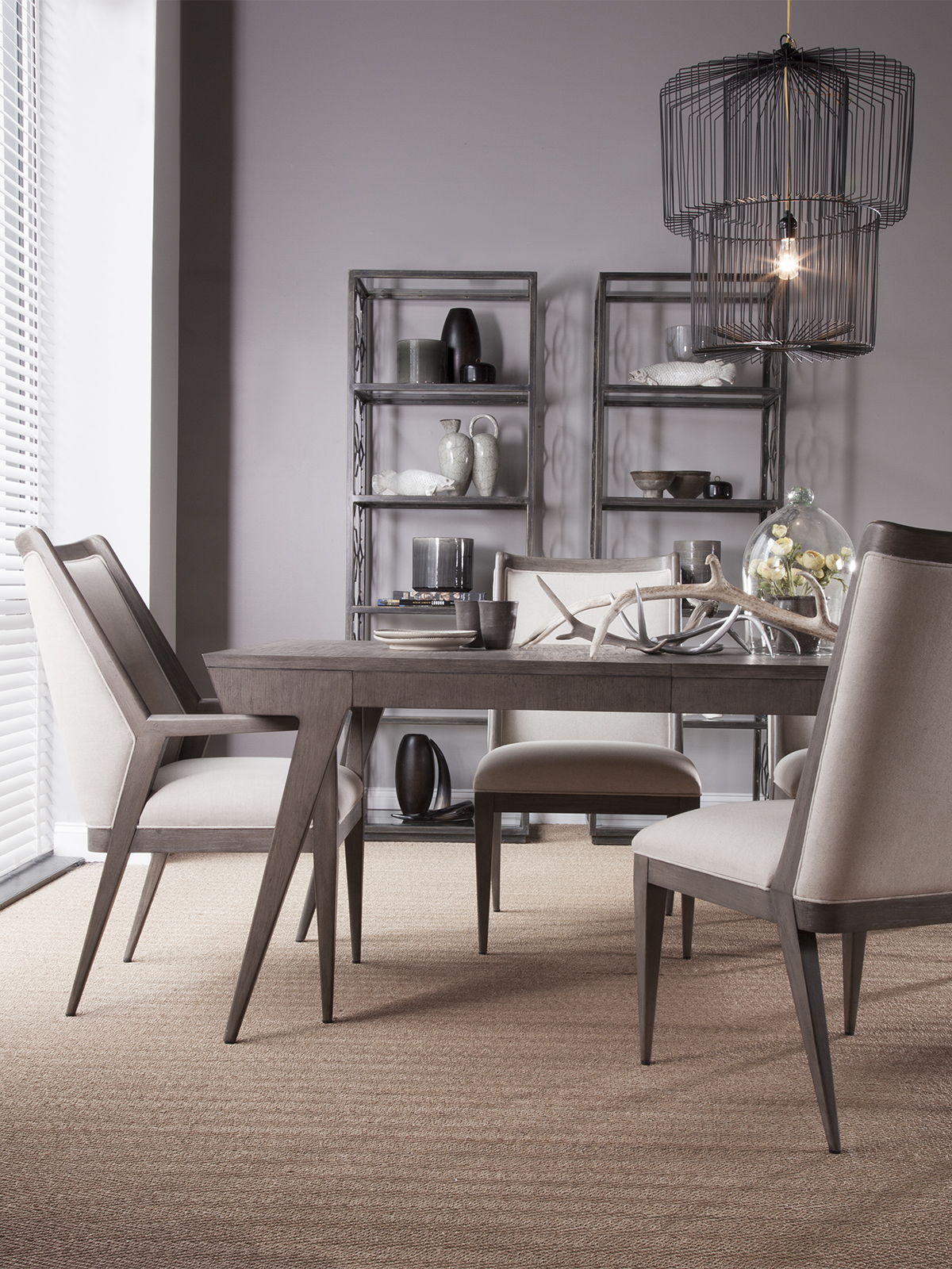 Cohesion Program - Haiku Upholstered Side Chair - Grigio