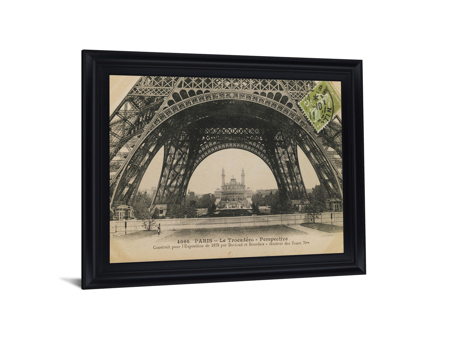 Archway to Paris - 28" x 34" Framed Wall Art - Beige