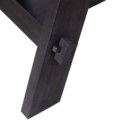 Lawson - Pedestal Table Base - Slate / Weathered Gray