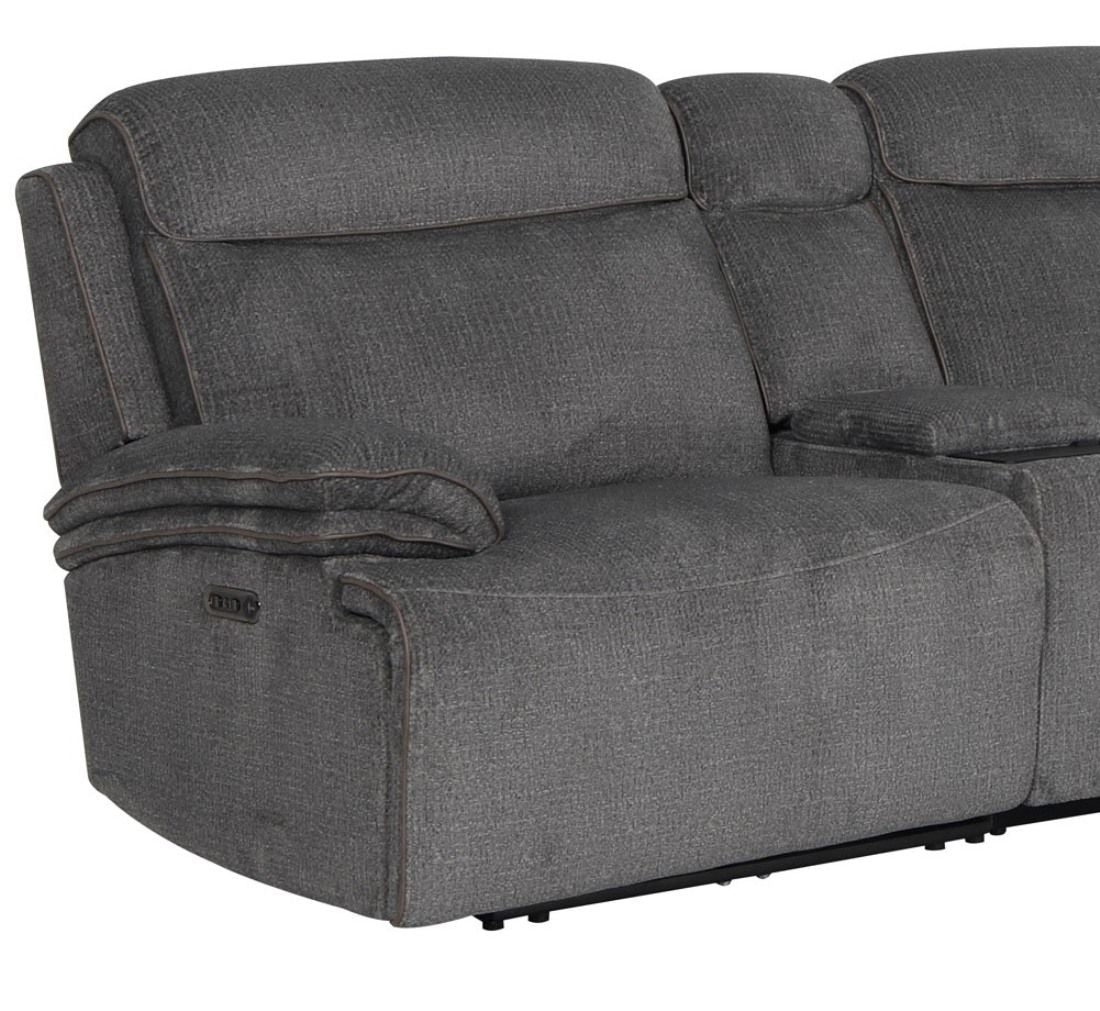 Alpine - Power Left Arm Facing Zero Gravity Recliner P2 - Airy Midnight