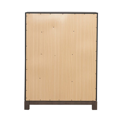 Modern Edge - 5 Drawer Chest - Caffe