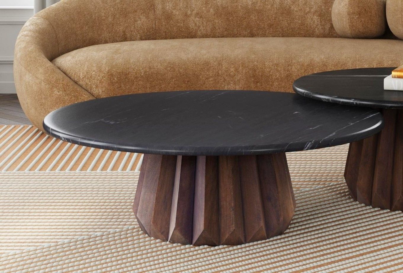 Jennings - Nesting Large Cocktail Table Top - Black