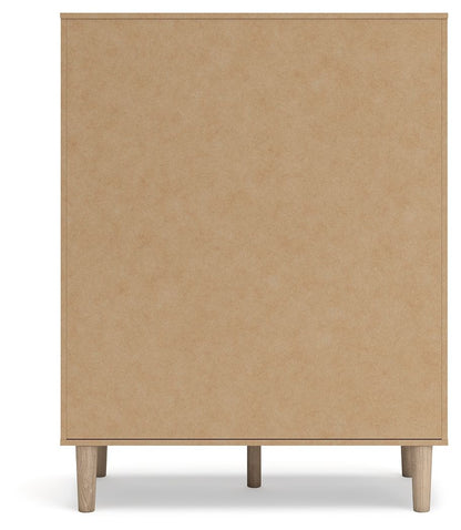 Cielden - Five Drawer Wide Chest - Two-Tone