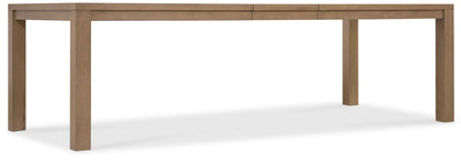 Sonnet - Rectangular Dining Table With One 18" Leaf - Dark Gray