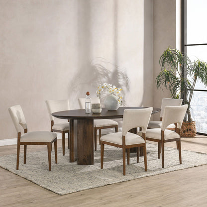 Norwood - Dining Table - Bark Brown