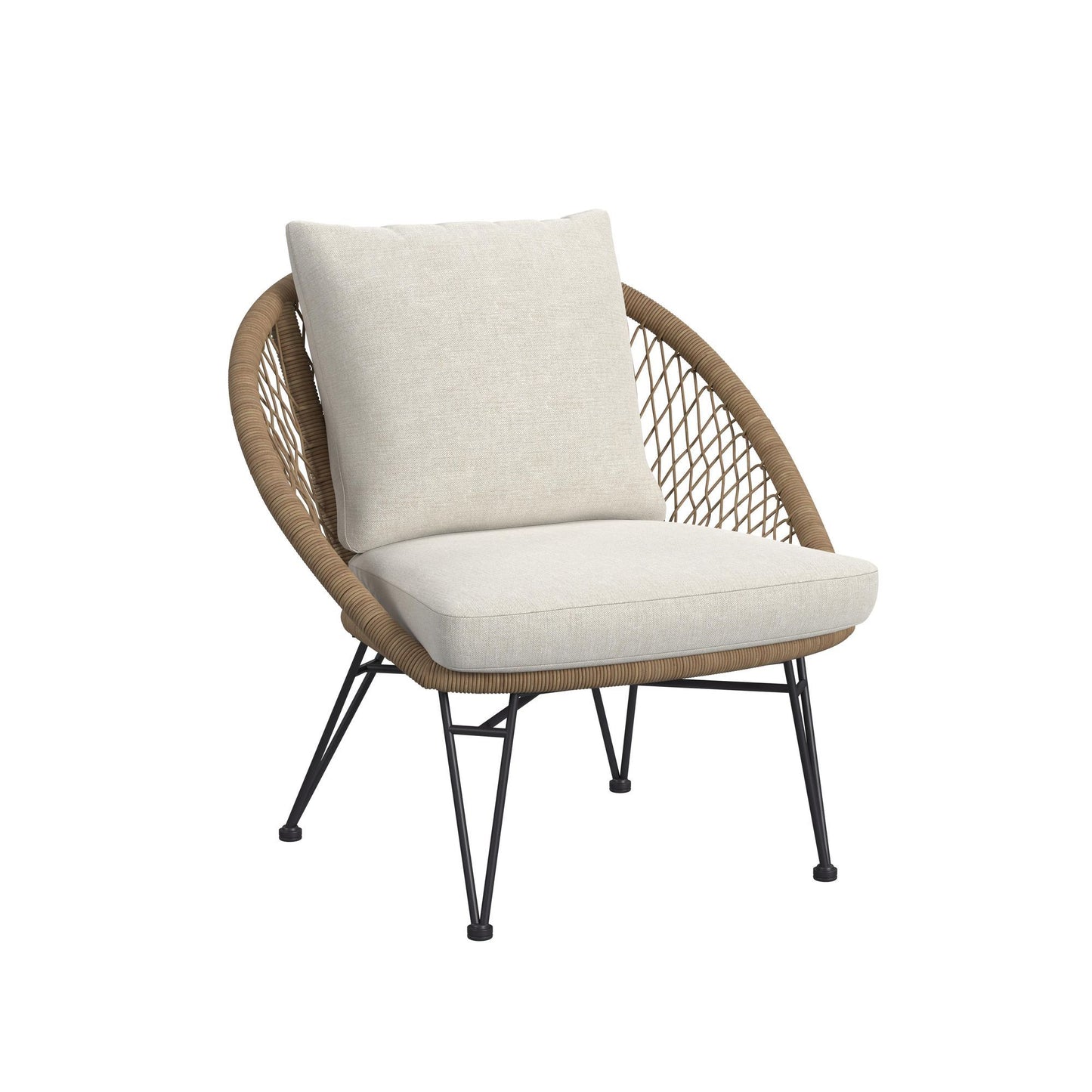 Grace - 4 Piece Outdoor Seating Set - Beige / Natural