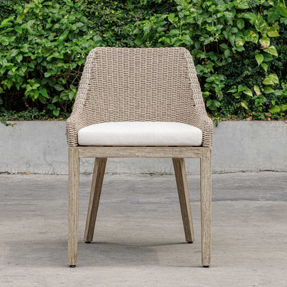 Paloma - Outdoor Wicker Dining Chair - Gray