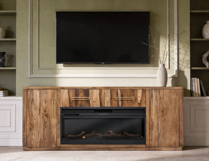 Electric Fireplace - Black