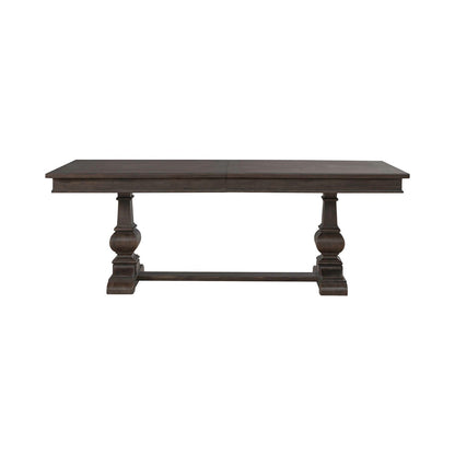 Paradise Valley - Trestle Table Base - Saddle Brown