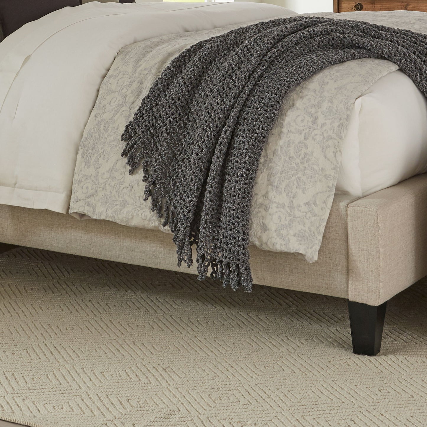 Cameron - Queen Footboard And Rails - Downy Natural