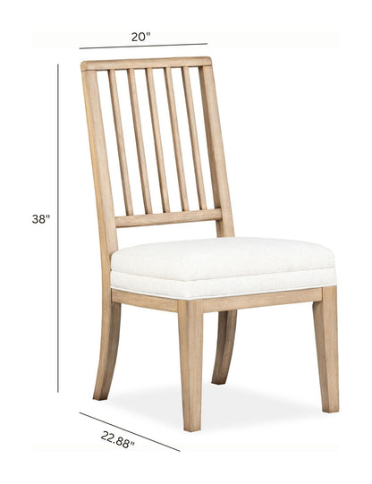 Coventry - Upholstered Side Chair With Solid Wood Back (Set of 2) - Honey Maple