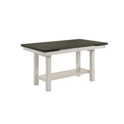Brook Bay - Gathering Trestle Table Base - Textured White / Carbon Gray