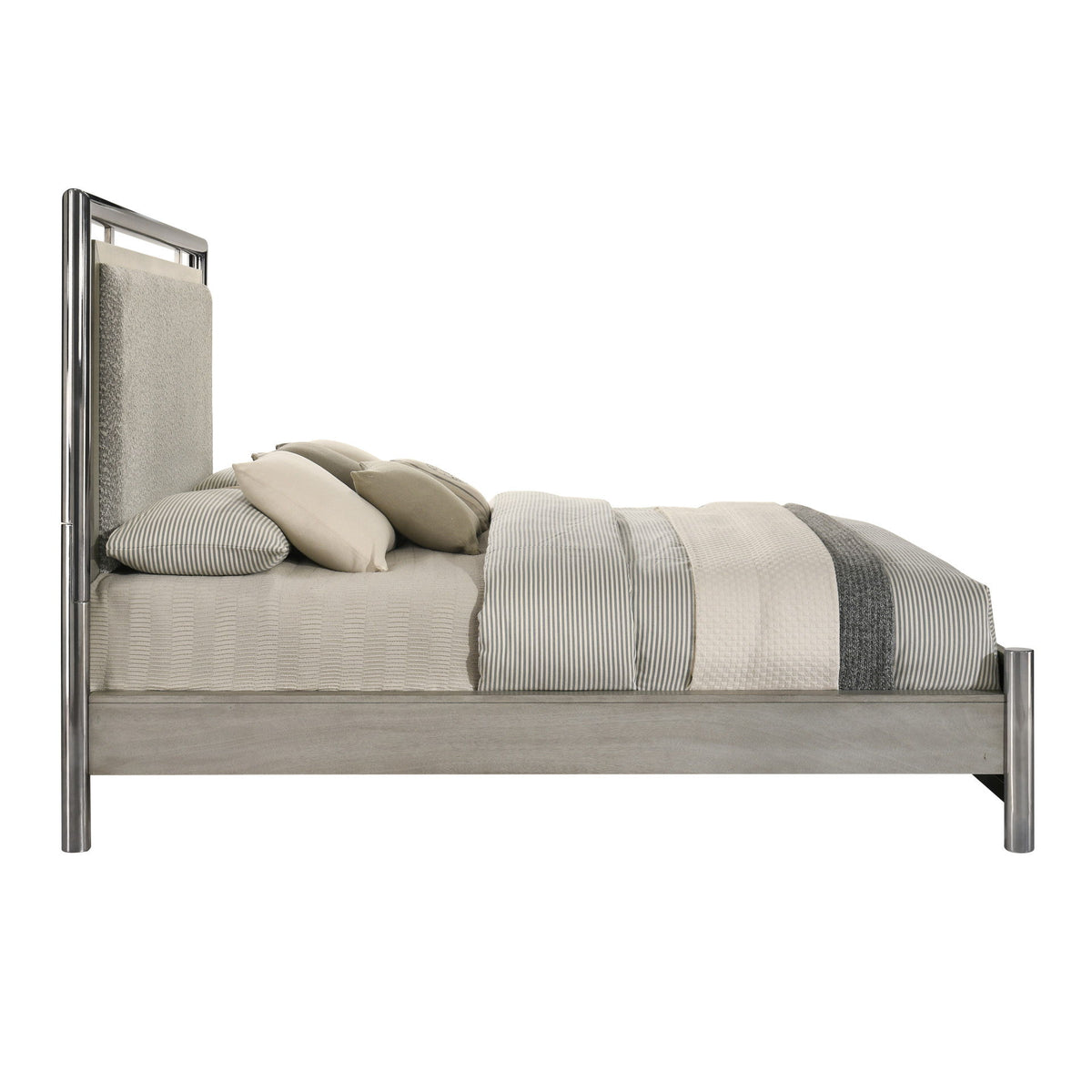 Lennox - Eastern King / Western King Headboard, Footboard & Slat Kit - Gray