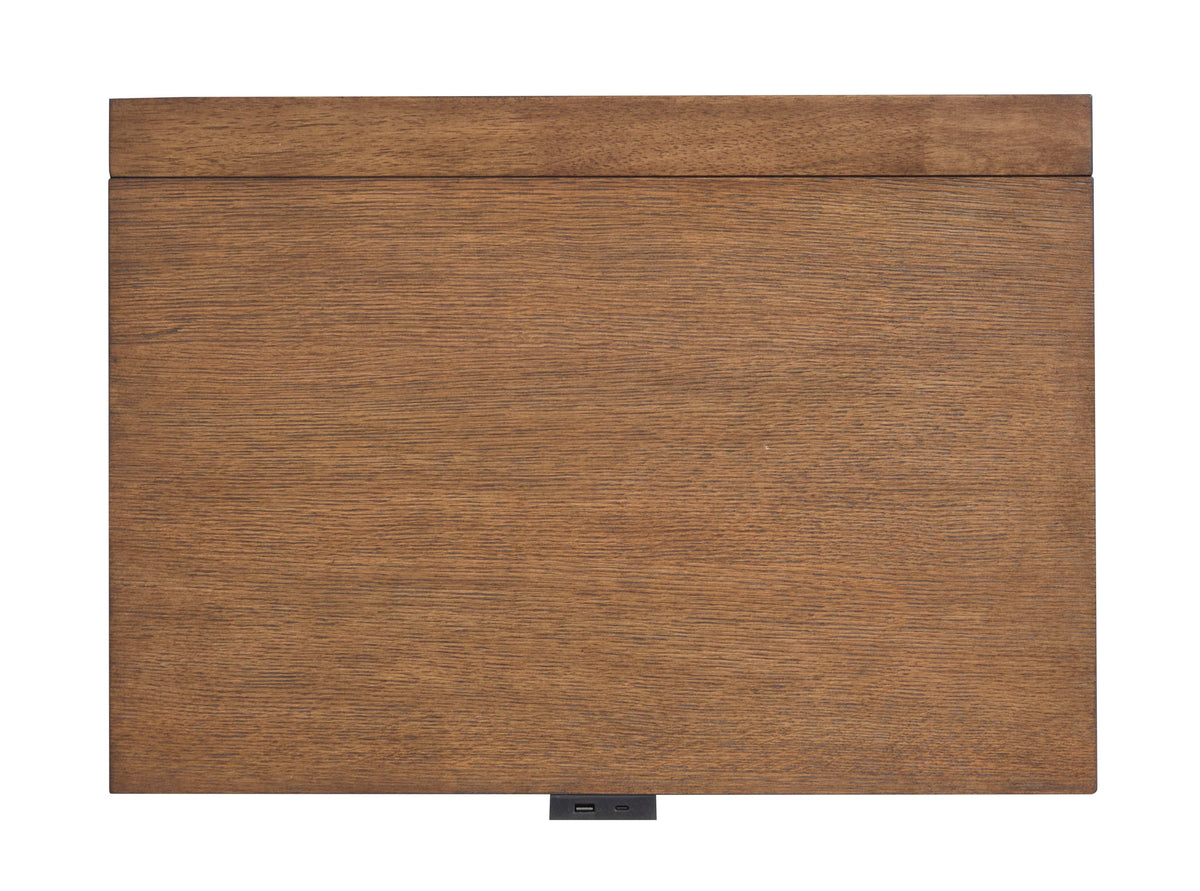 Callisto - Drawer Nightstand - Bourbon Brown