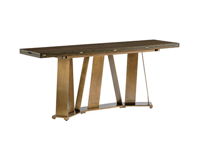 Cross Effect - Gateway Flip-Top Console - Dark Brown
