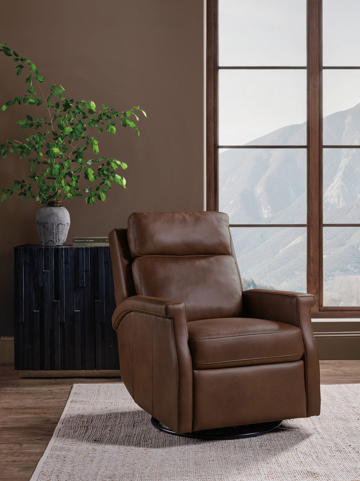 RC - Kaufman ZG Swivel Power  Recliner With  Pop-Up Headrest