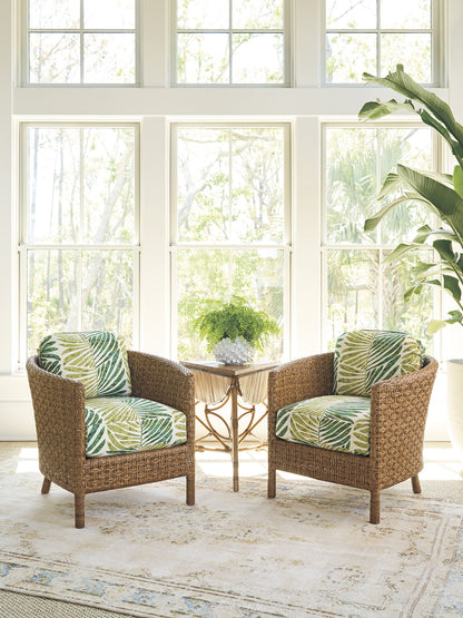 Key Biscayne - Gables Estate Chair - Light Brown / Green