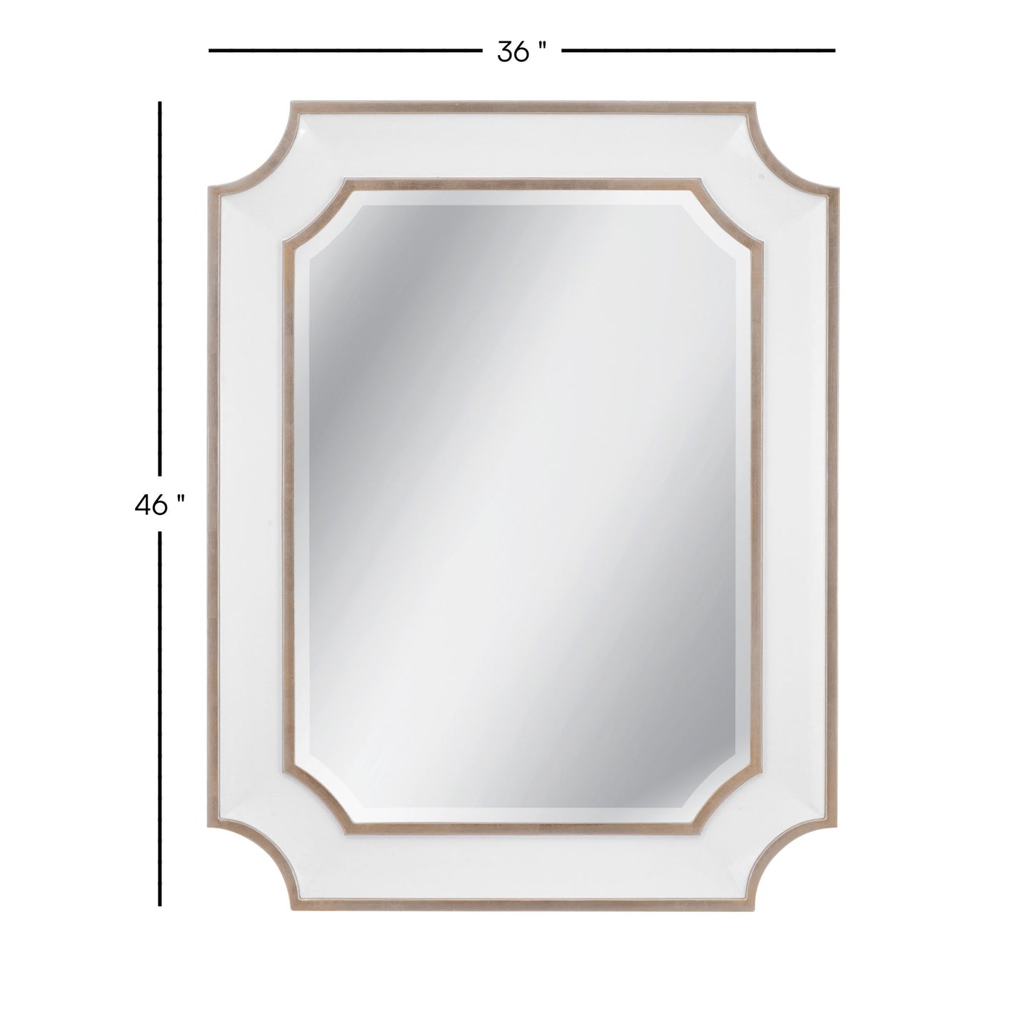 Preston - Wall Mirror - Ant Silver