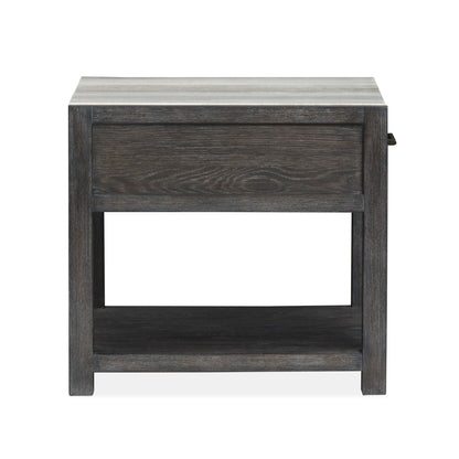 Plum Creek - Rectangular End Table - Ravenwood Black