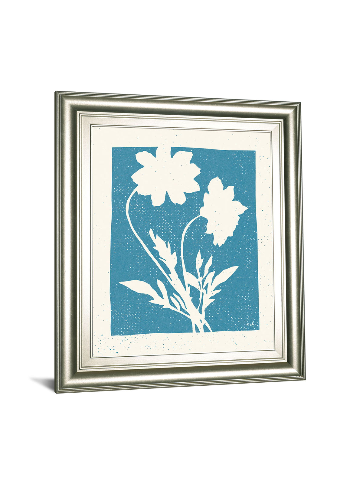 Joyful Spring I By Moira Hershey - Framed Print Wall Art - Blue