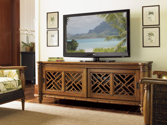 Island Estate - Nevis Media Console - Dark Brown