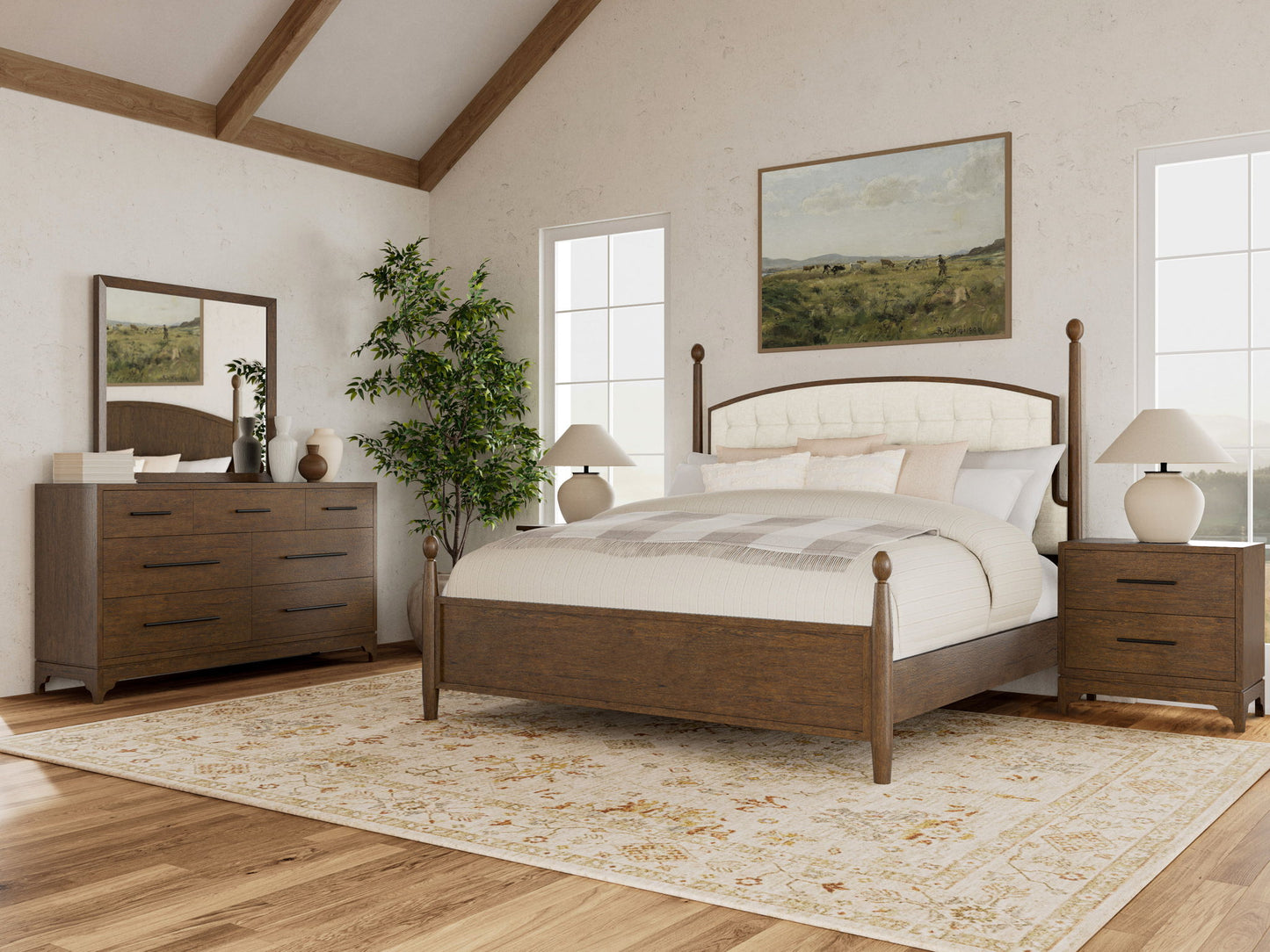 Calhoun - Dresser Mirror - Whiskey Oak