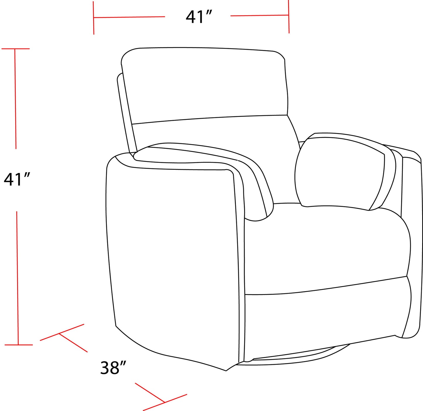 Radius - Power Swivel Glider Recliner
