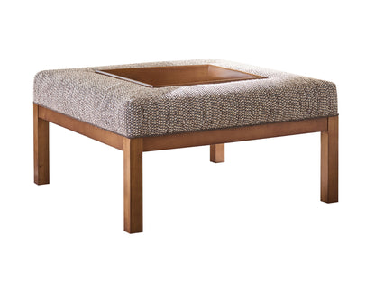 Lexington Upholstery - Crandon Park Ottoman - Light Brown