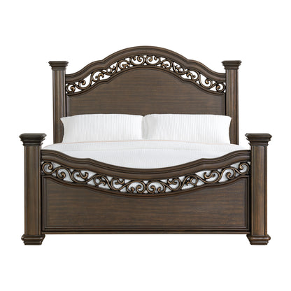 Brunswick - King Panel Footboard With Slats - Mahogany