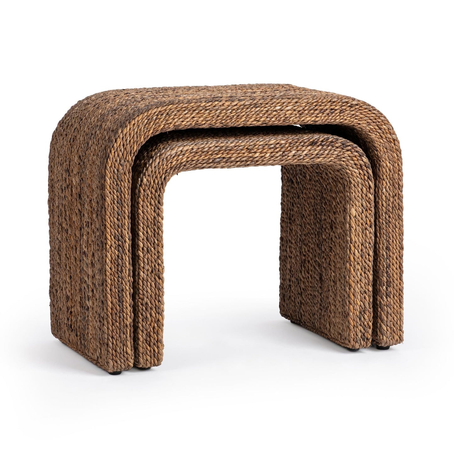 Luma - Nesting Tables (Set of 2) - Harvest Abaca