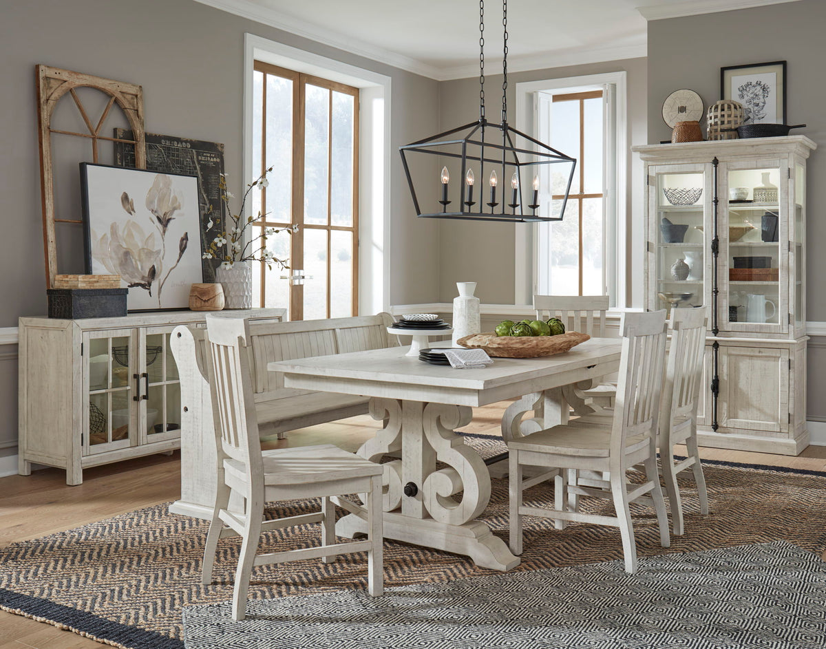 Bronwyn - Rectangular Dining Table - Alabaster
