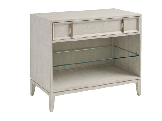 Copacabana - Camila Open Nightstand - White