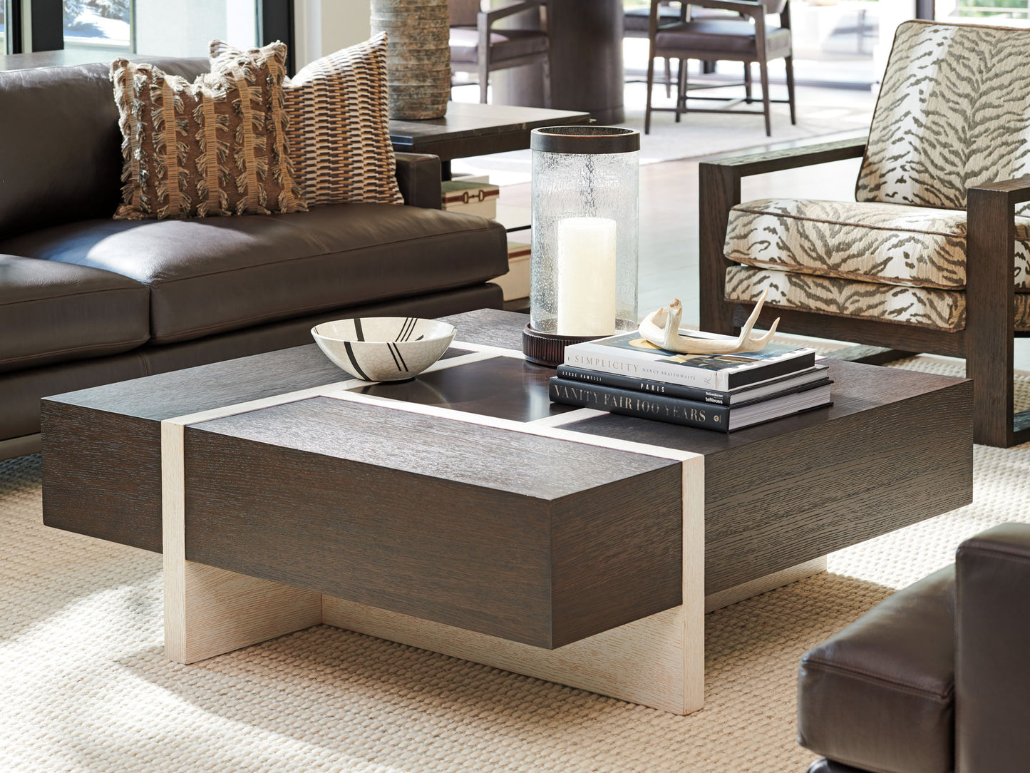 Park City - Solace Square Cocktail Table - Dark Brown