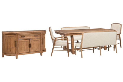 Woodward - Trestle Extendable Dining Table Set