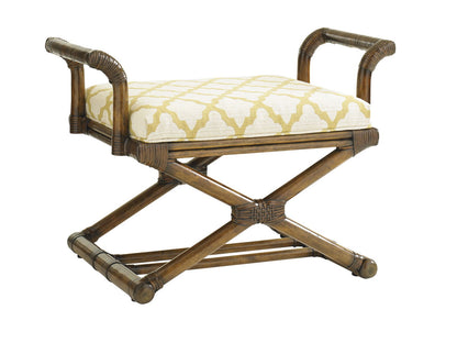 Bali Hai - Echo Beach Bench - Dark Brown / White
