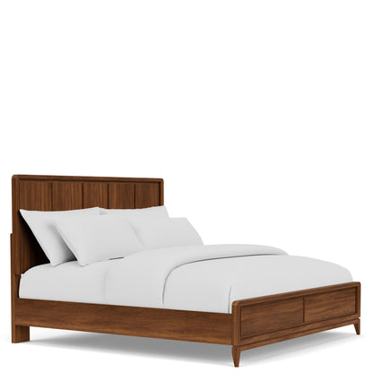 Elsie - Queen / King Poster Bed Rails - Dark Brown