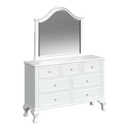 Jesse - 4 Piece Full Panel With Trundle Bedroom Set - White