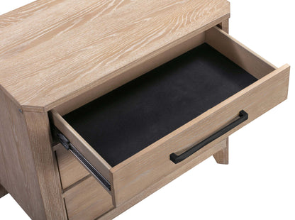 Breckenridge - 3 Drawer Nightstand With USB/C Port - Brown