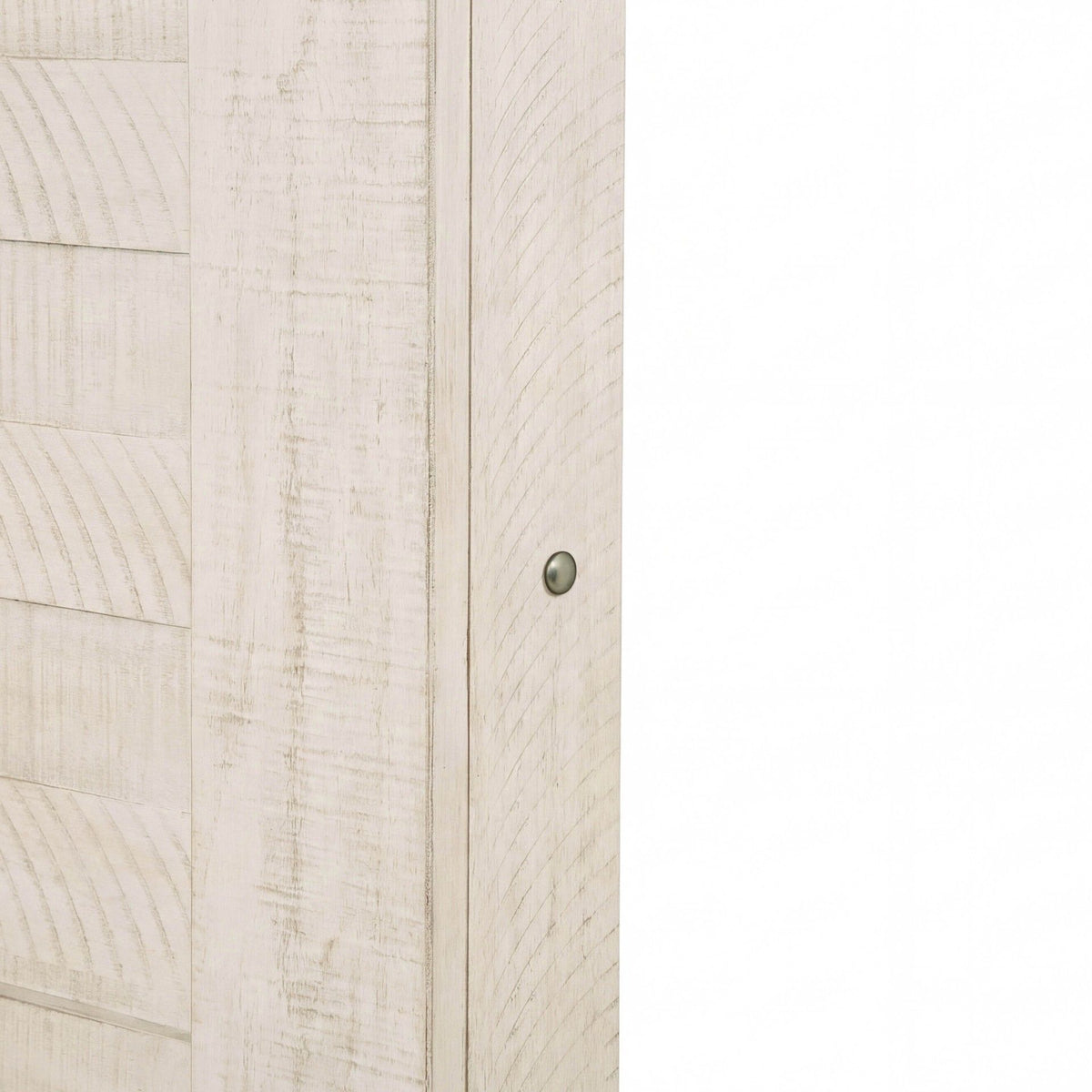 Augusta - 5/0-6/6 Queen/King Storage Side Rails - Rustic White