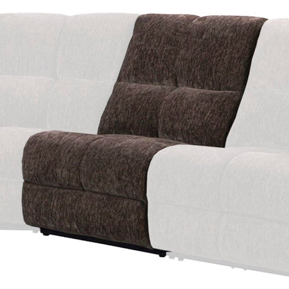 Bronco - Armless Chair - Plush Umber