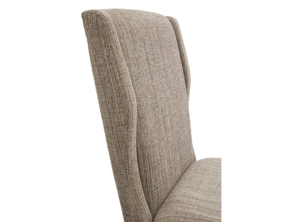 Ryker - Upholstered Host Side Chair (Set of 2) - Nocturn Black And Coventry Gray