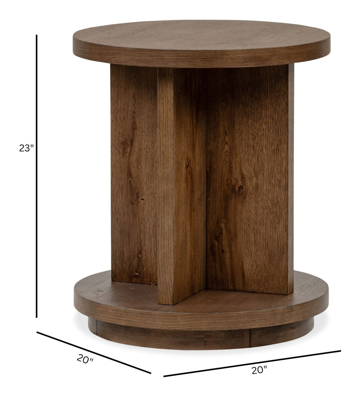 Oswald - Round Cocktail Table Set