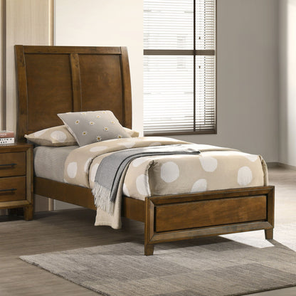 Ballard - Twin Headboard, Footboard & Slat Kit - Walnut