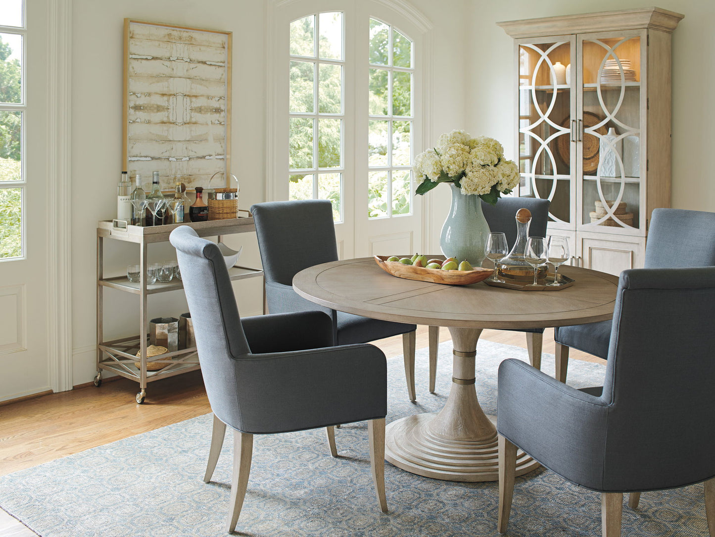 Malibu - Kingsport Round Dining Table - Beige