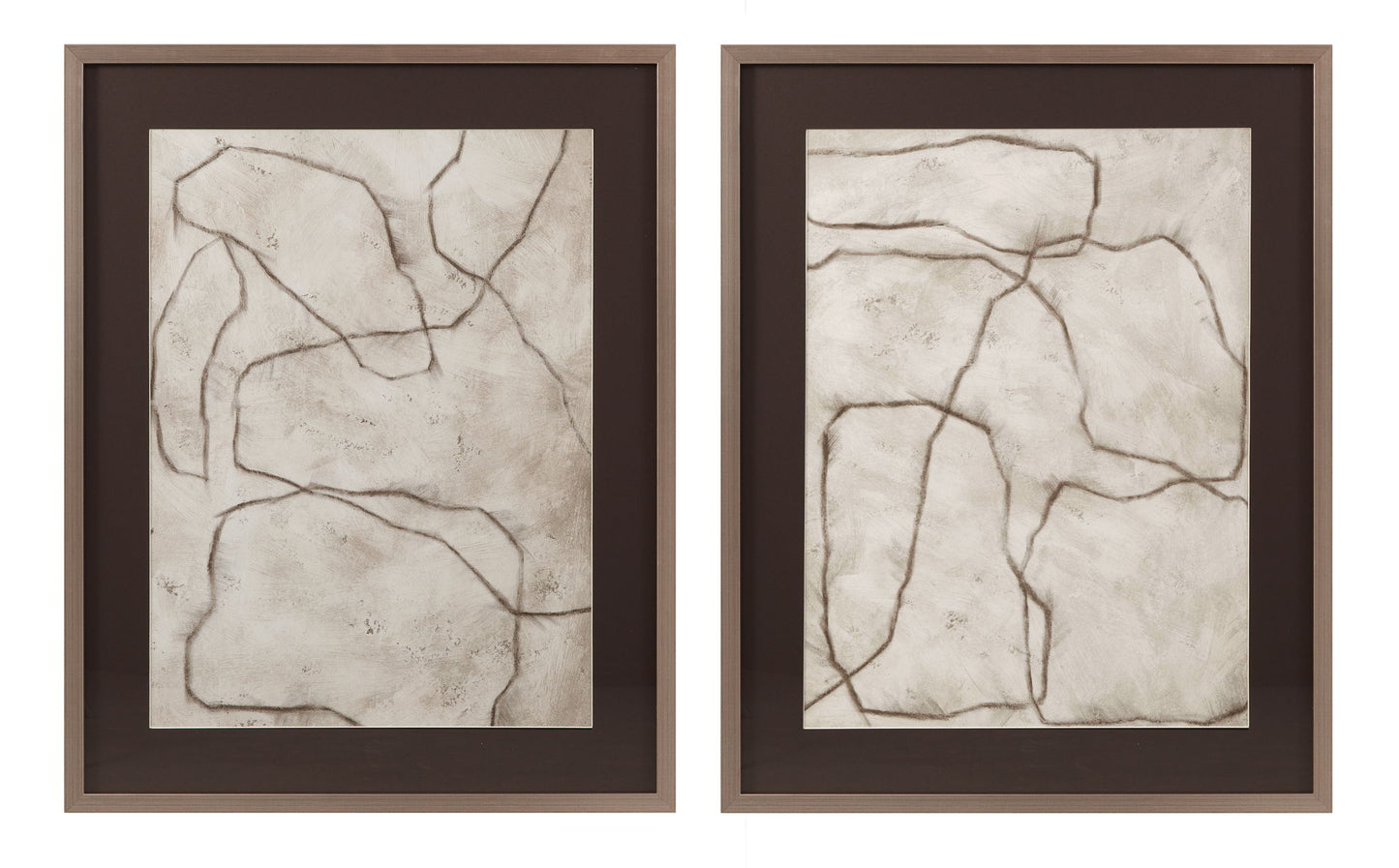 Conversations In The Past Framed Print - Gray / Off White