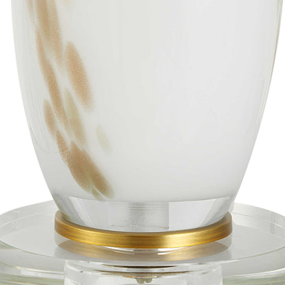 Lyra - Table Lamp - White & Gold