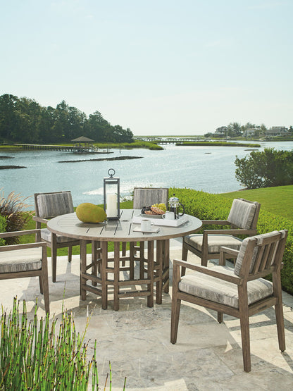La Jolla - Round Dining Table - Dark Brown
