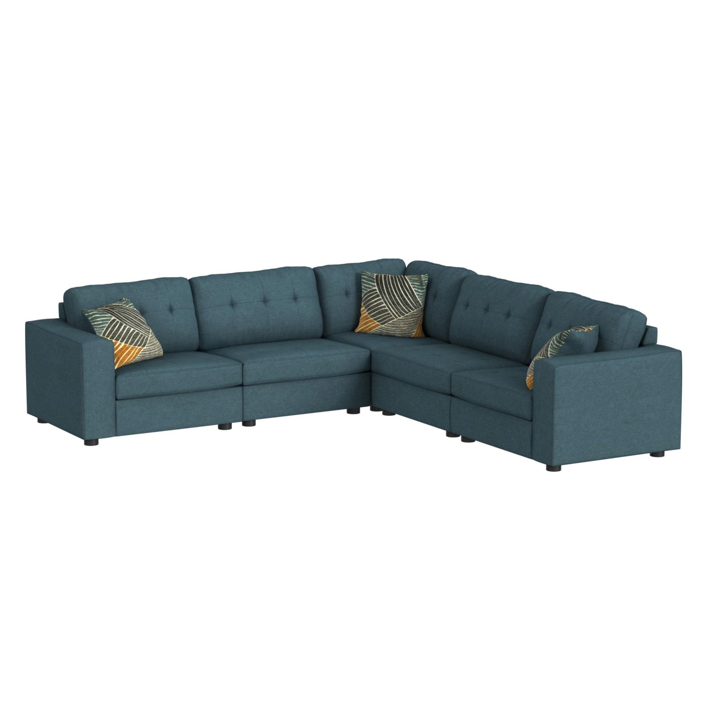 Options One - RHF Chair With 1 Pillow - Teal