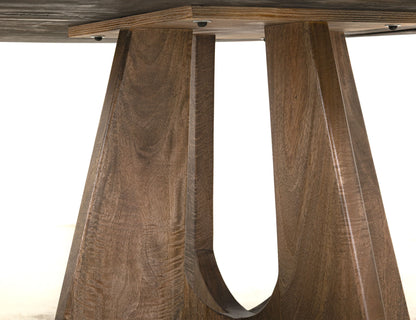 Zaphiro - Round Table Top - Dark Brown