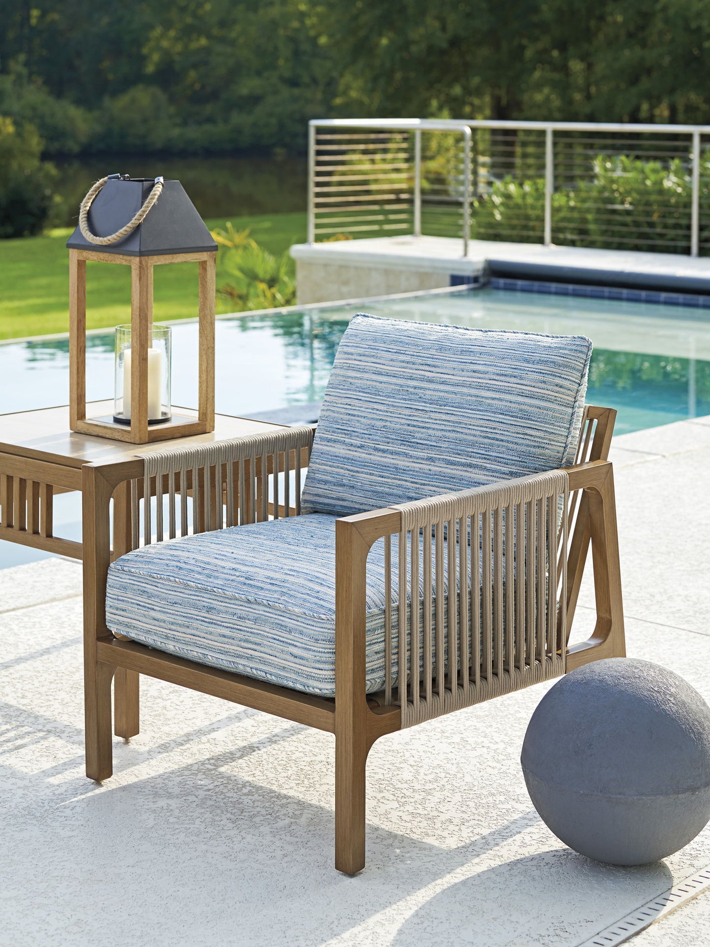 St Tropez - 34" Occasional Chair - Light Brown